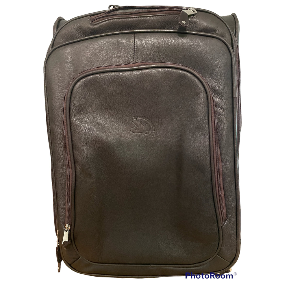 Canyon Outback Carry-On Leather Suitcase Brown NWT